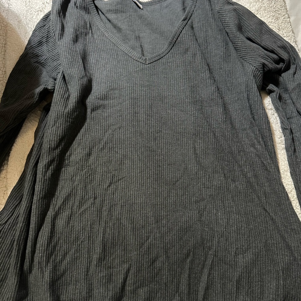 Old Navy Long Sleeve Tee - Dark Gray